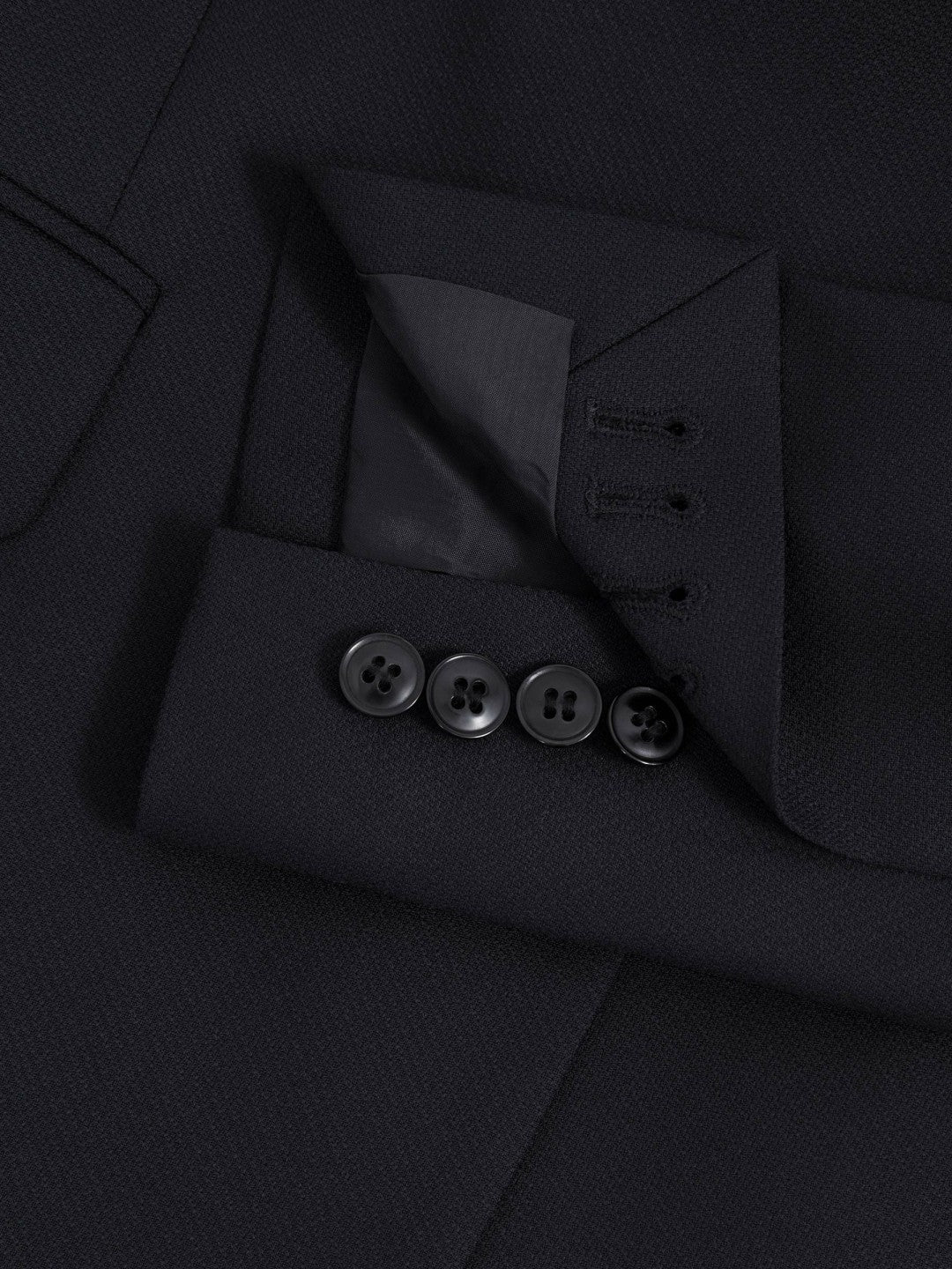 Women Single Breasted Suit Blazer in Navy