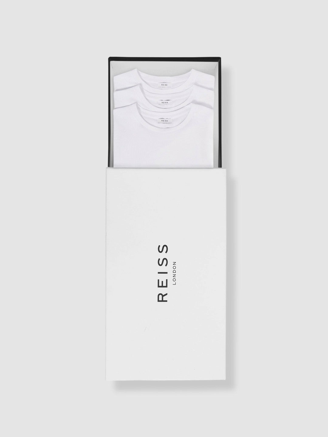 Men Three Pack Of Crew Neck T-shirts in White