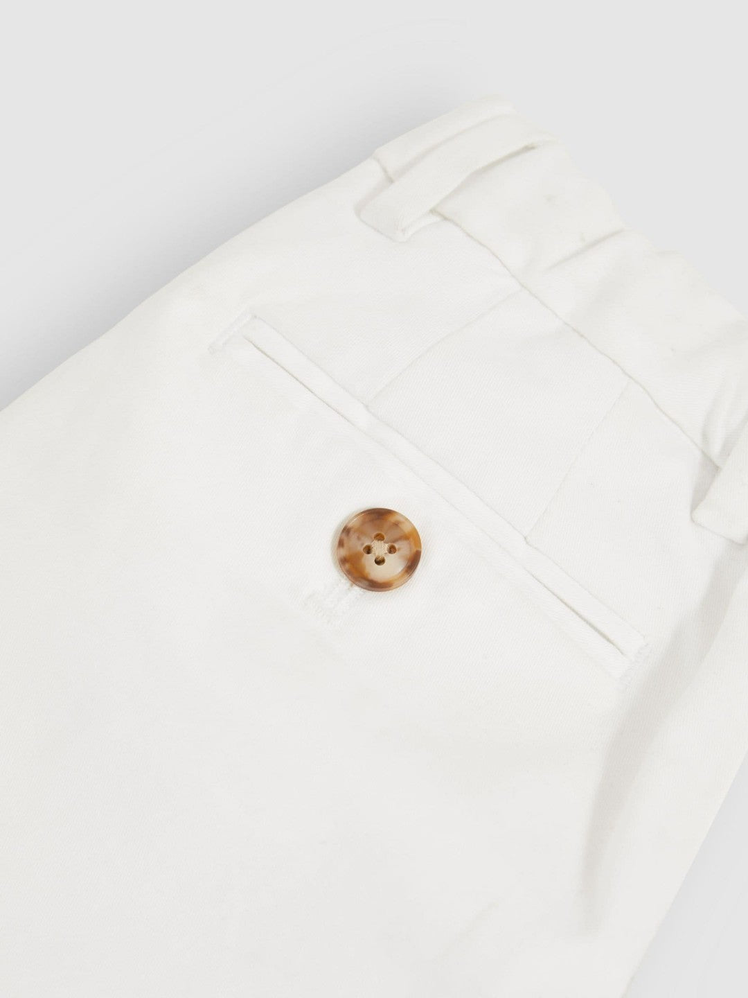 Children & Baby 3-9 yrs Cotton Chino Shorts with Stretch in White