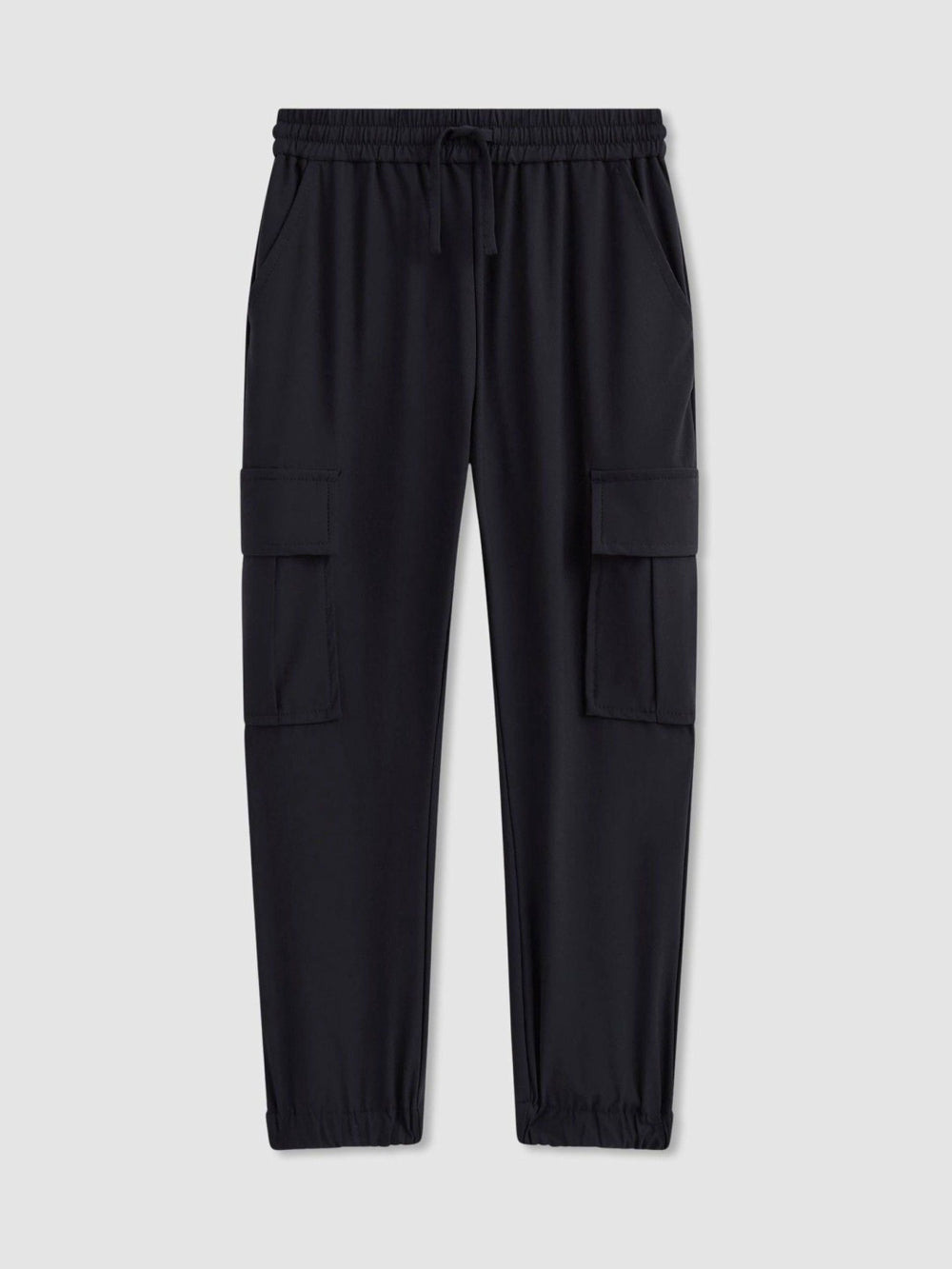 Children & Baby 9-14 yrs Technical Drawstring Cuffed Cargo Trousers in Navy