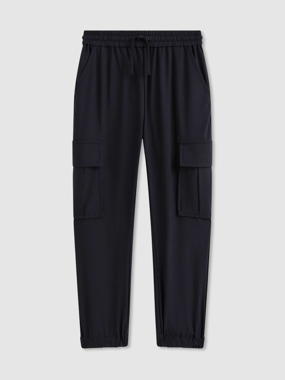 Children & Baby 3-9 yrs Technical Drawstring Cuffed Cargo Trousers in Navy