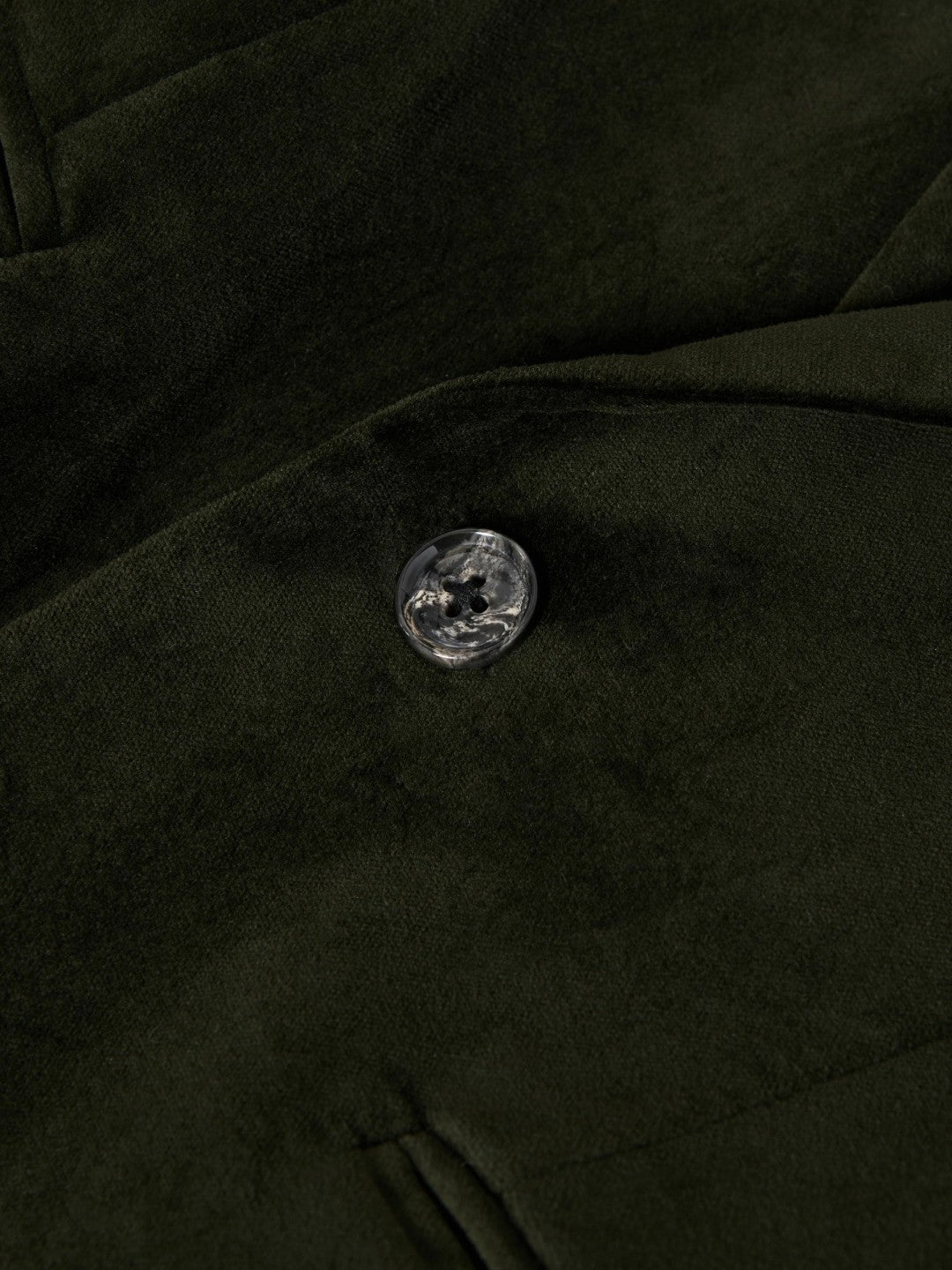 Children & Baby 9-14 yrs Slim Fit Velvet Single Breasted Blazer in Emerald