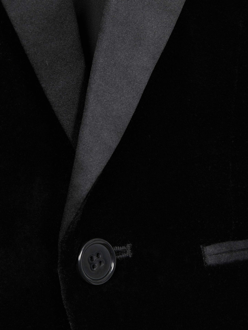 Children & Baby 13-14 yrs Single Breasted Velvet Blazer in Black