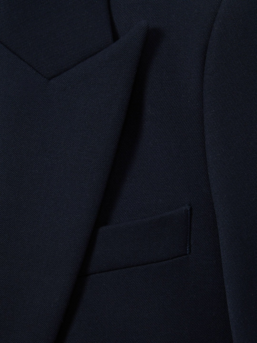 Women Tailored Single Breasted Suit Blazer in Navy