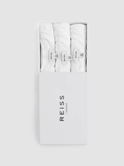 Children & Baby 3-9 yrs Three Pack Of Crew Neck T-Shirts in White