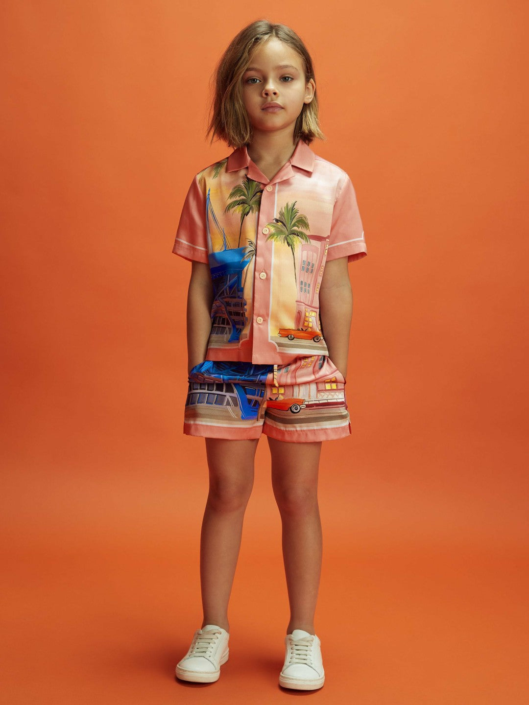 Children & Baby Senior McLaren F1 Miami Drawstring Shorts in Pink Multi