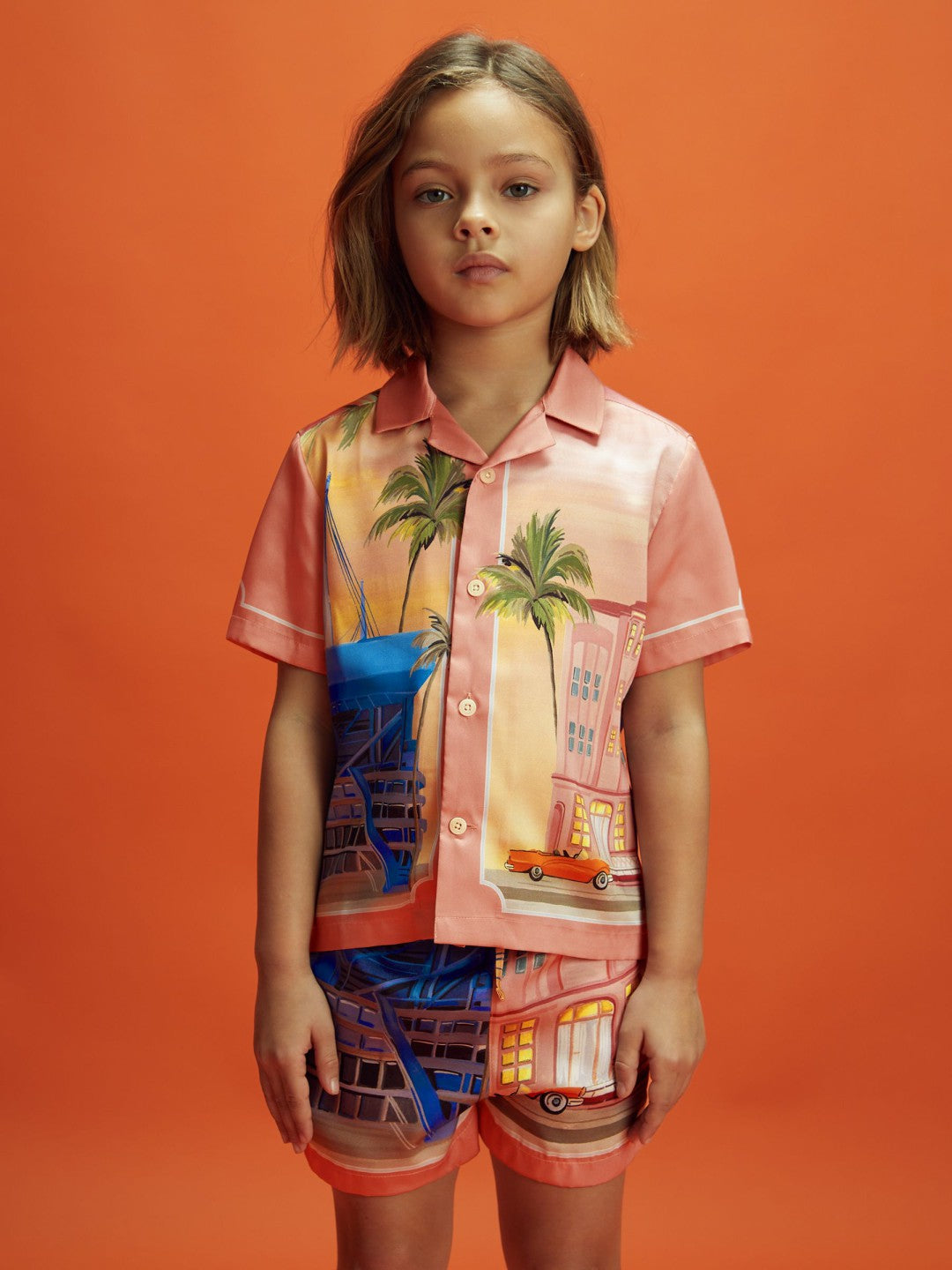 Children & Baby Senior McLaren F1 Miami Drawstring Shorts in Pink Multi