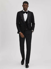 Men Patent Leather Lace-Up Shoes in Black