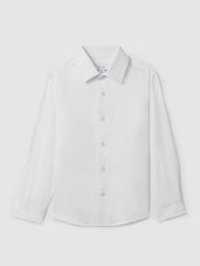 Children & Baby 3-9 yrs Slim Fit Cotton Shirt in White