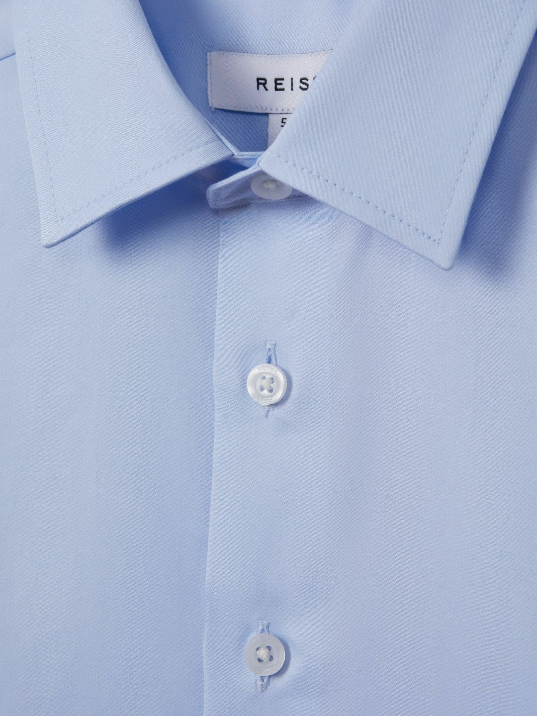Children & Baby 3-9 yrs Slim Fit Cotton Shirt in Soft Blue