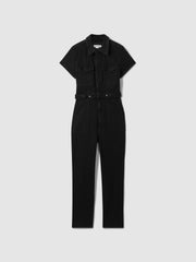 Women Good American Denim Jumpsuit in Black