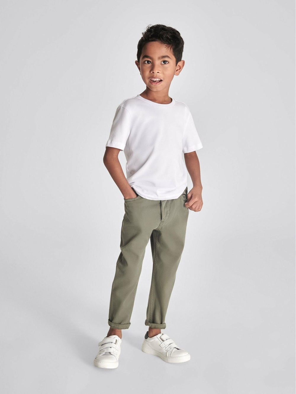 Children & Baby 4-9 yrs Crew Neck T-Shirt in White