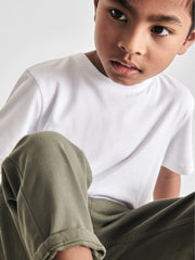 Children & Baby 4-9 yrs Crew Neck T-Shirt in White