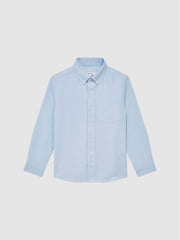 Children & Baby 4-9 yrs Button Down Oxford Shirt in Soft Blue