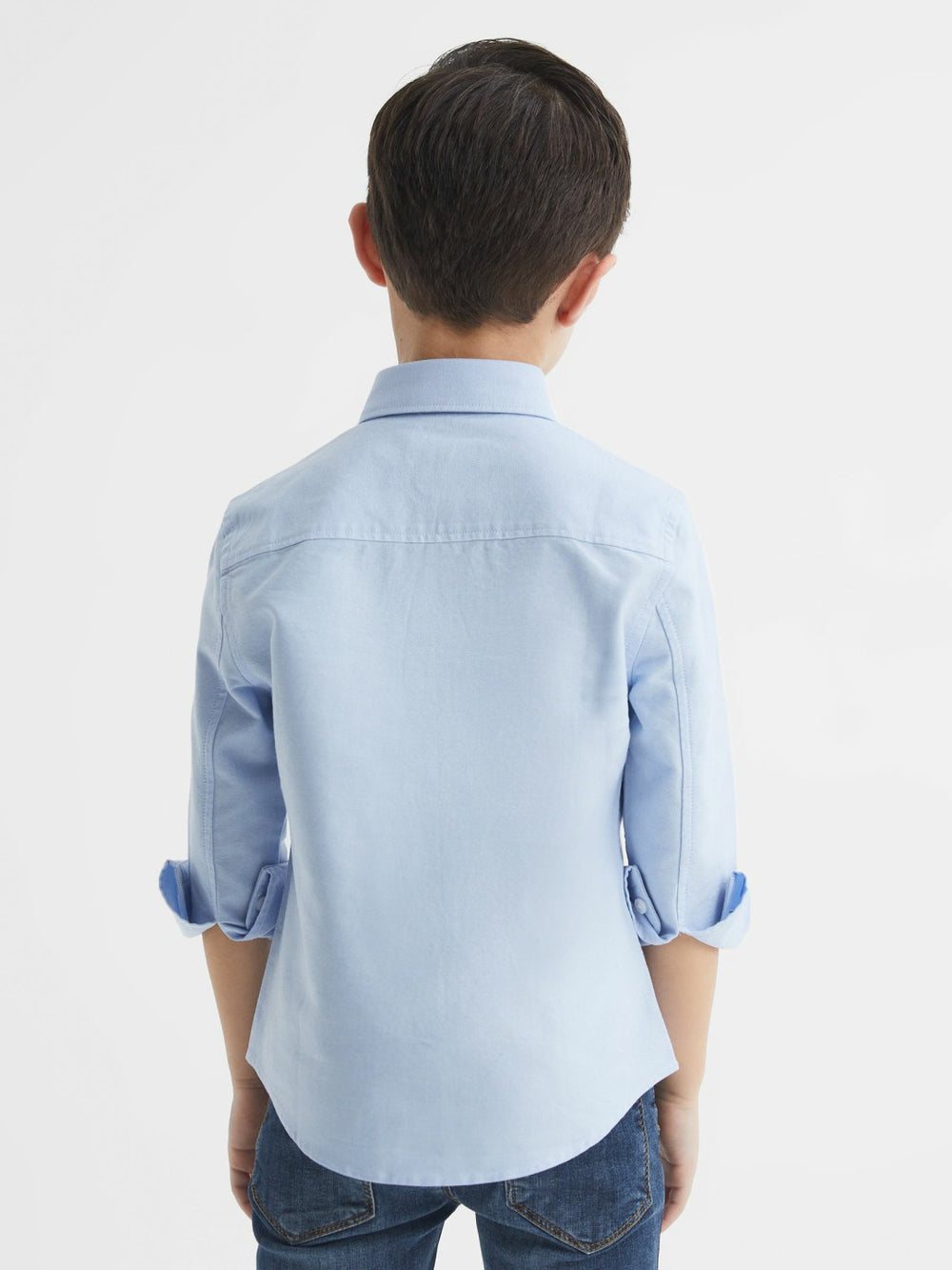 Children & Baby 4-9 yrs Button Down Oxford Shirt in Soft Blue
