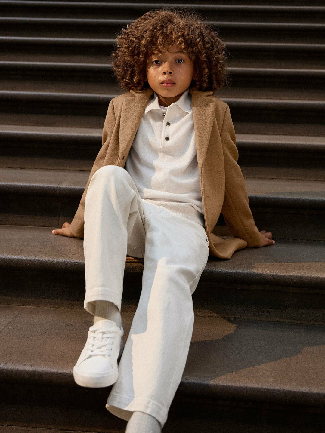Children & Baby 9-14 yrs Slim Fit Casual Chinos in White