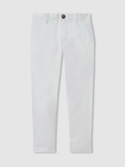 Children & Baby 9-14 yrs Slim Fit Casual Chinos in White