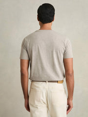 Men Cotton-Jersey Crew-Neck T-shirts 3 Pack in Multi Melange