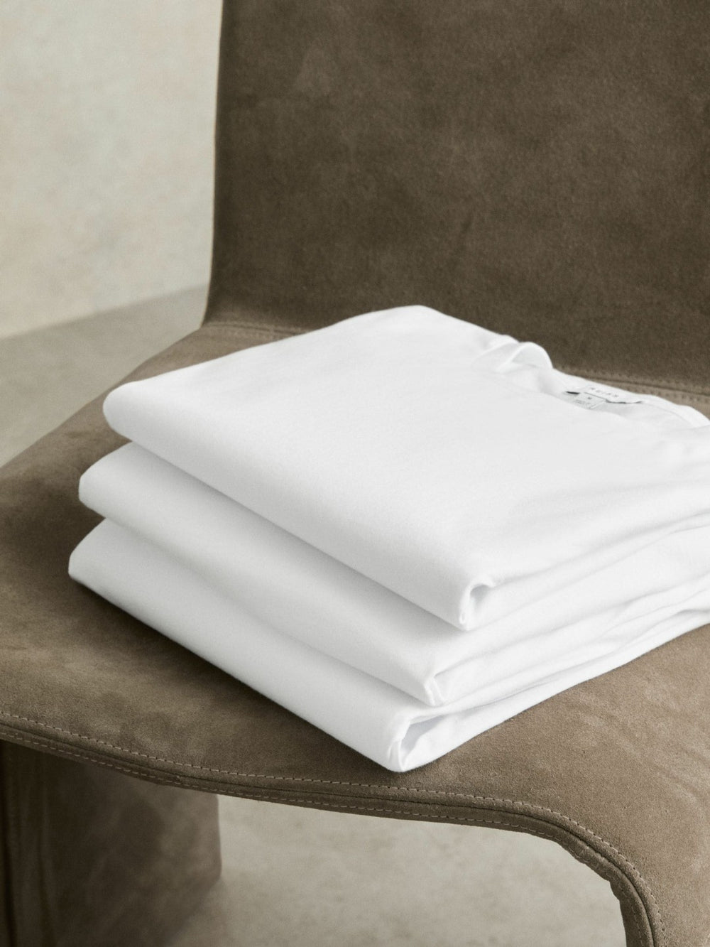 Men Cotton-Jersey Crew-Neck T-shirts 3 Pack in White