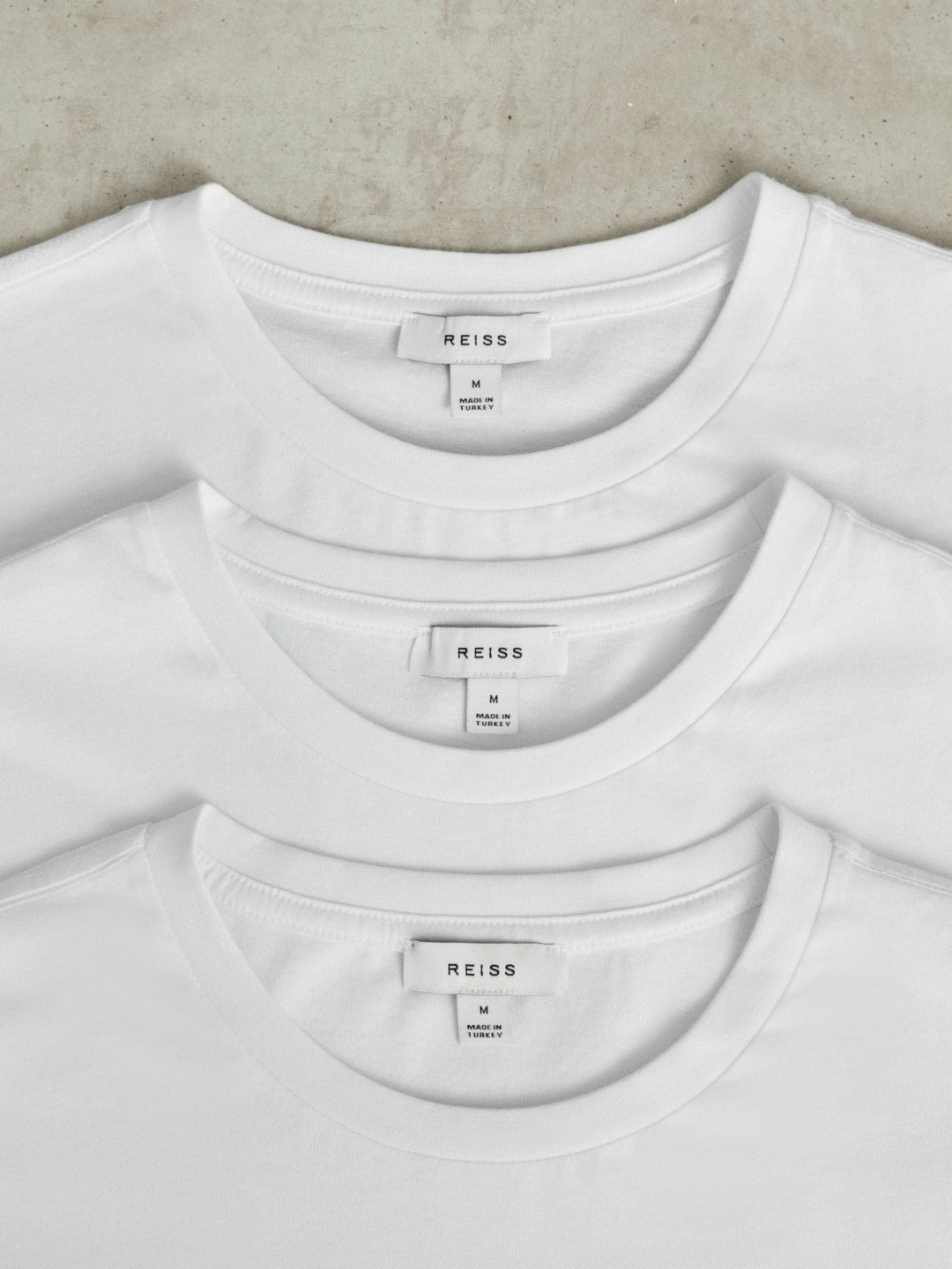 Men Cotton-Jersey Crew-Neck T-shirts 3 Pack in White