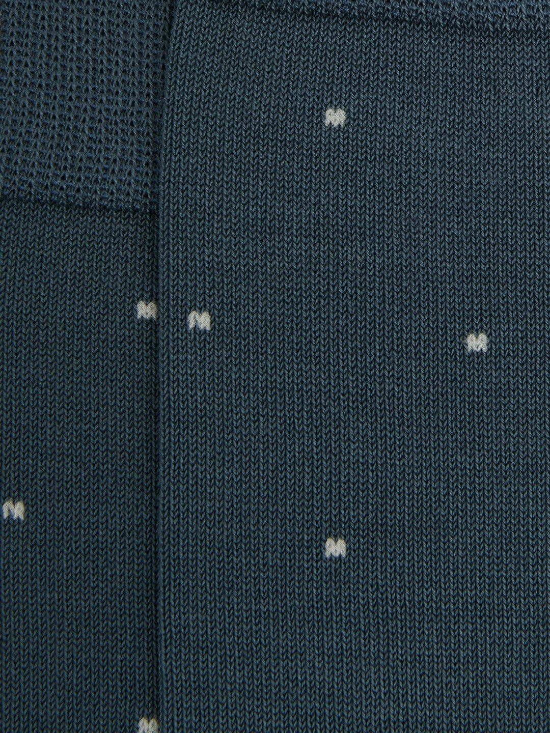 Men Polka Dot Socks in Airforce Blue