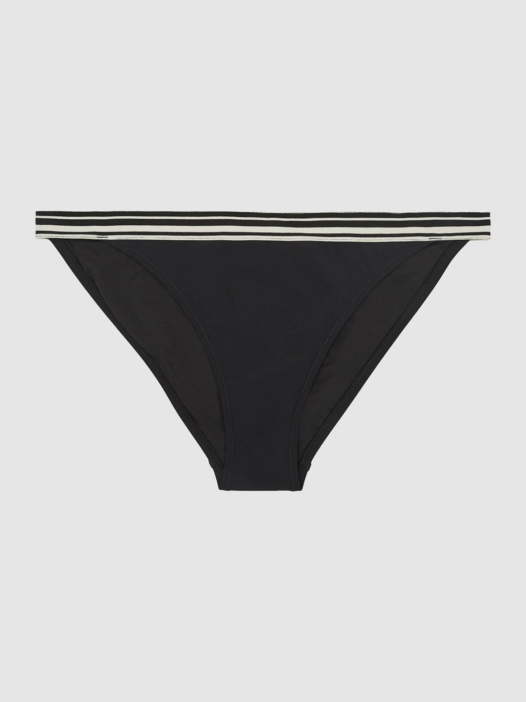 Women Fixed Side Bikini Briefs in Black