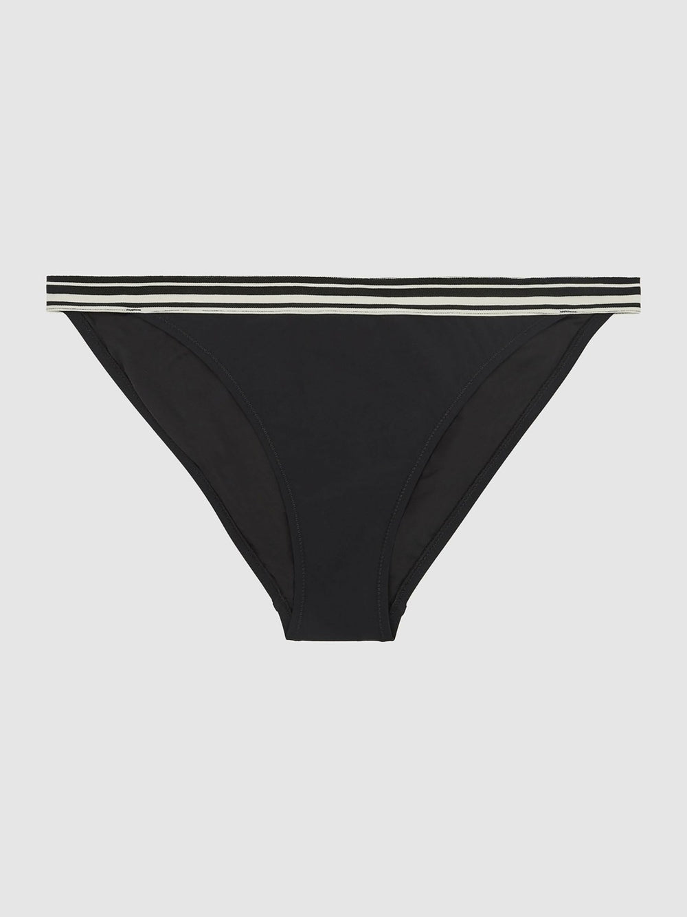 Women Fixed Side Bikini Briefs in Black