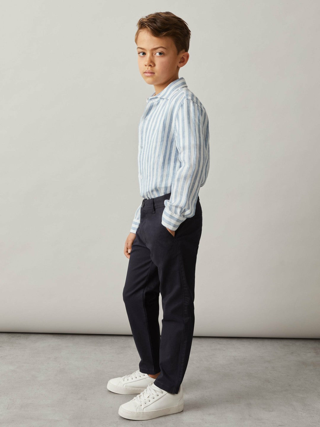 Children & Baby 9-14 yrs Slim Fit Casual Chinos in Navy