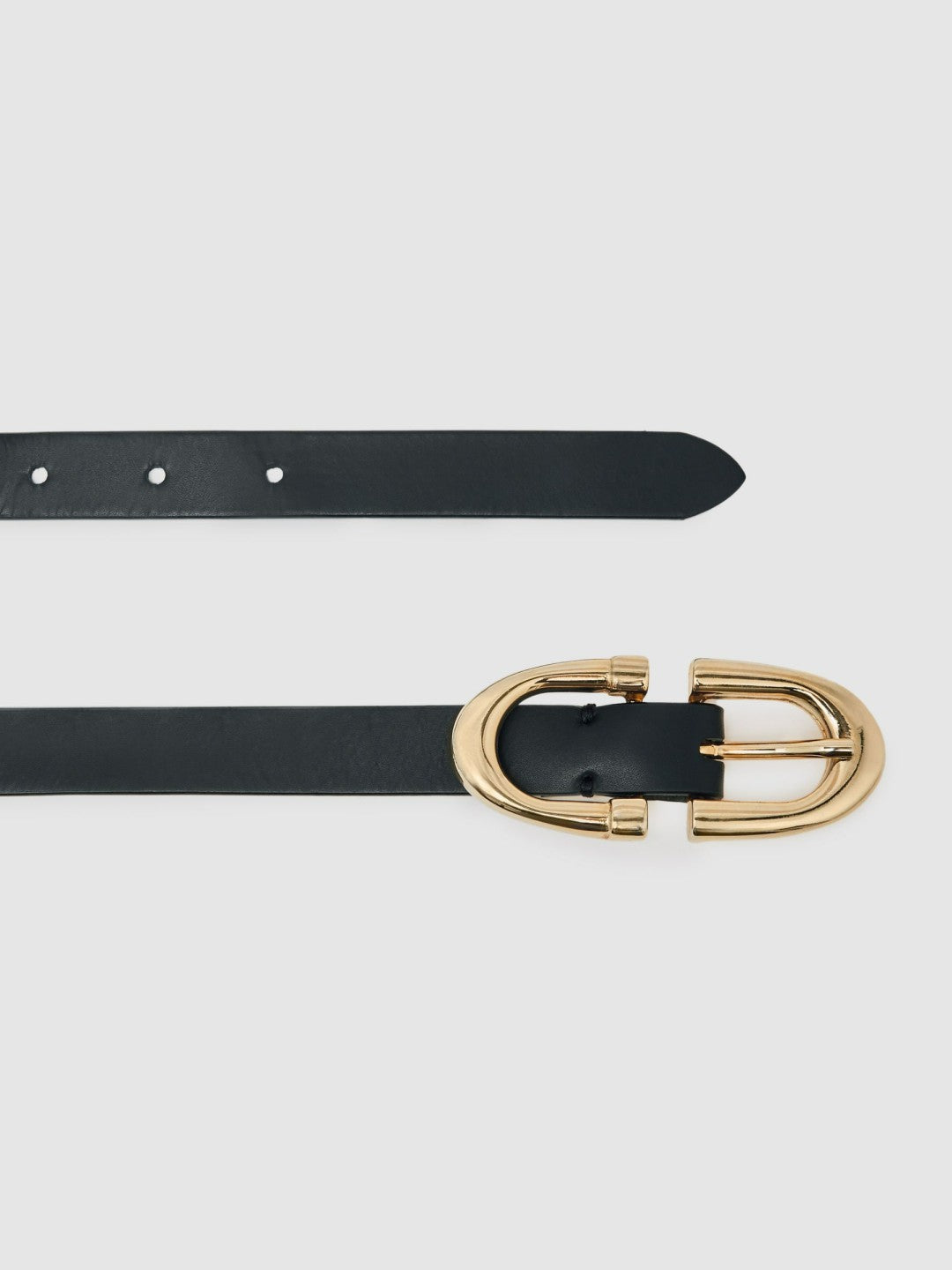 Women Horseshoe Belt in Black