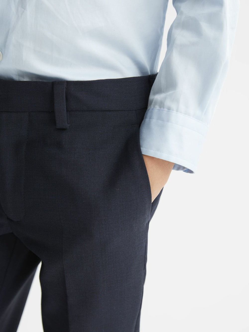 Children & Baby 4-9 yrs Wool-Blend Suit Trousers in Navy