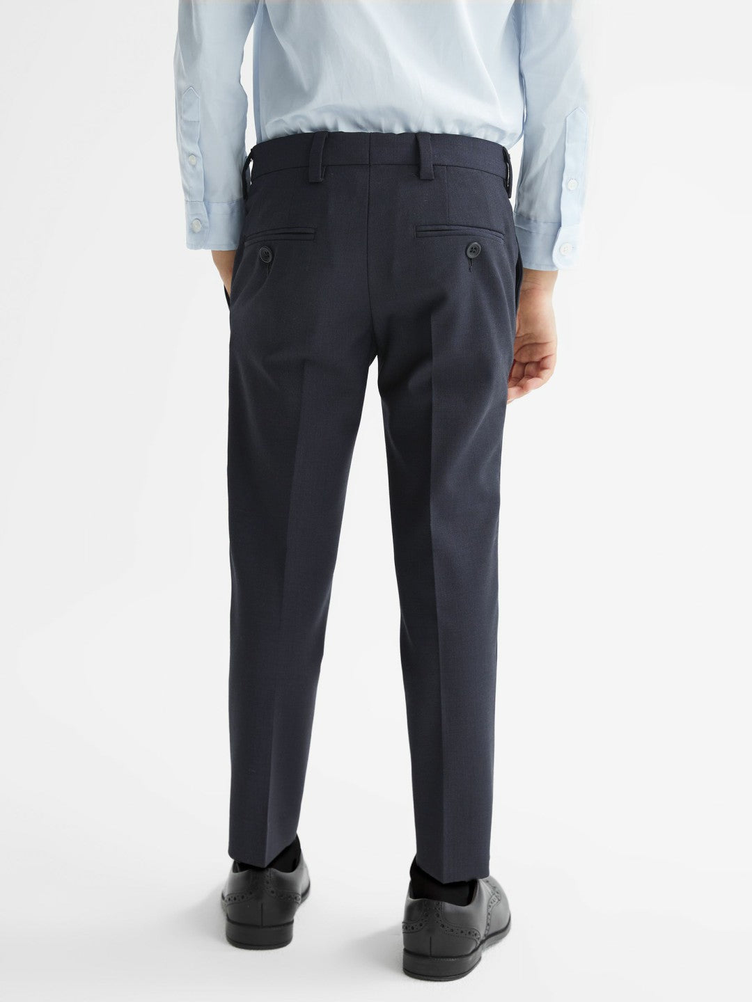 Children & Baby 4-9 yrs Wool-Blend Suit Trousers in Navy