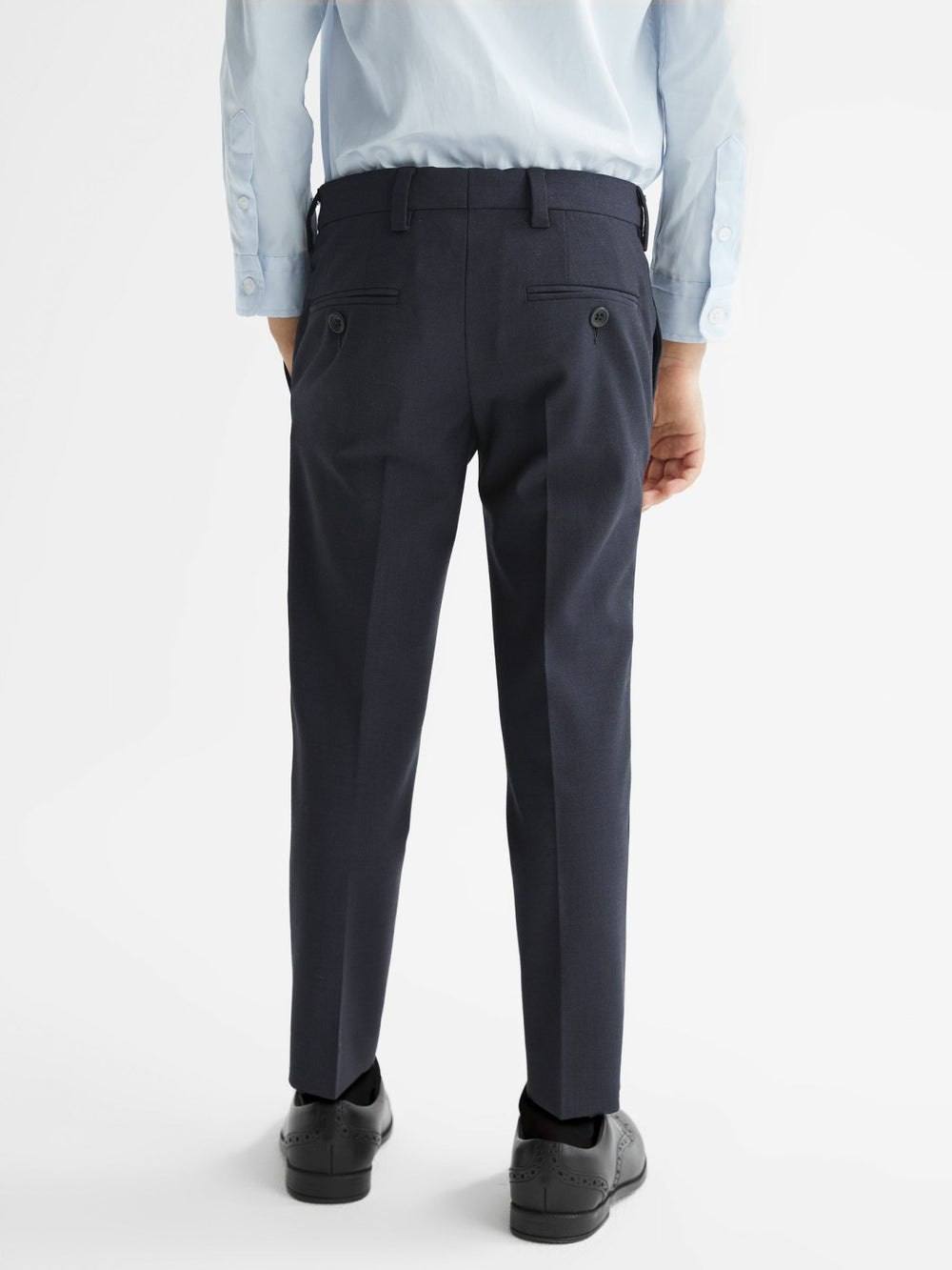 Children & Baby 4-9 yrs Wool-Blend Suit Trousers in Navy
