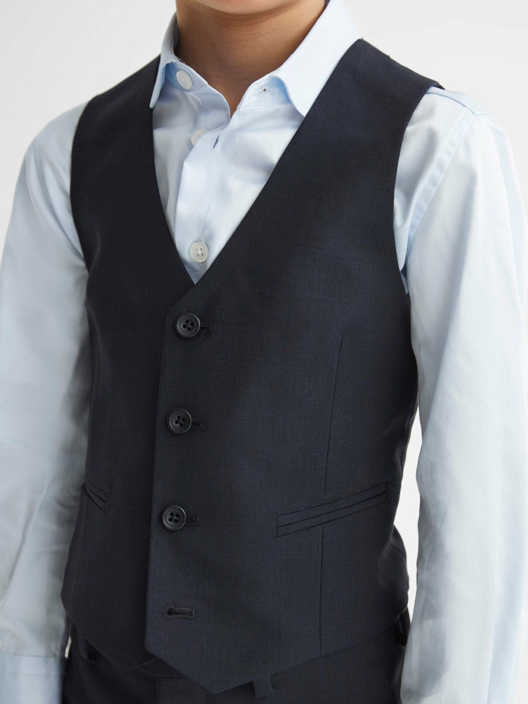 Children & Baby 4-9 yrs Modern Fit Waistcoat in Navy