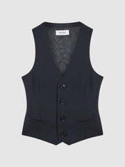 Children & Baby 4-9 yrs Modern Fit Waistcoat in Navy