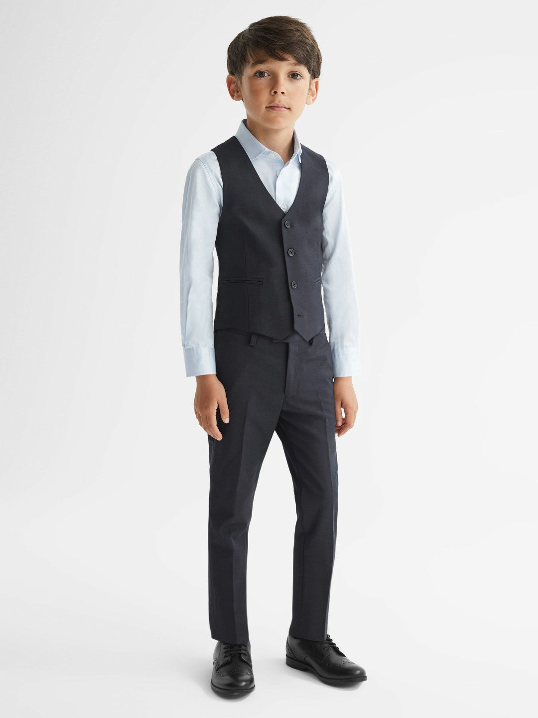 Children & Baby 4-9 yrs Modern Fit Waistcoat in Navy