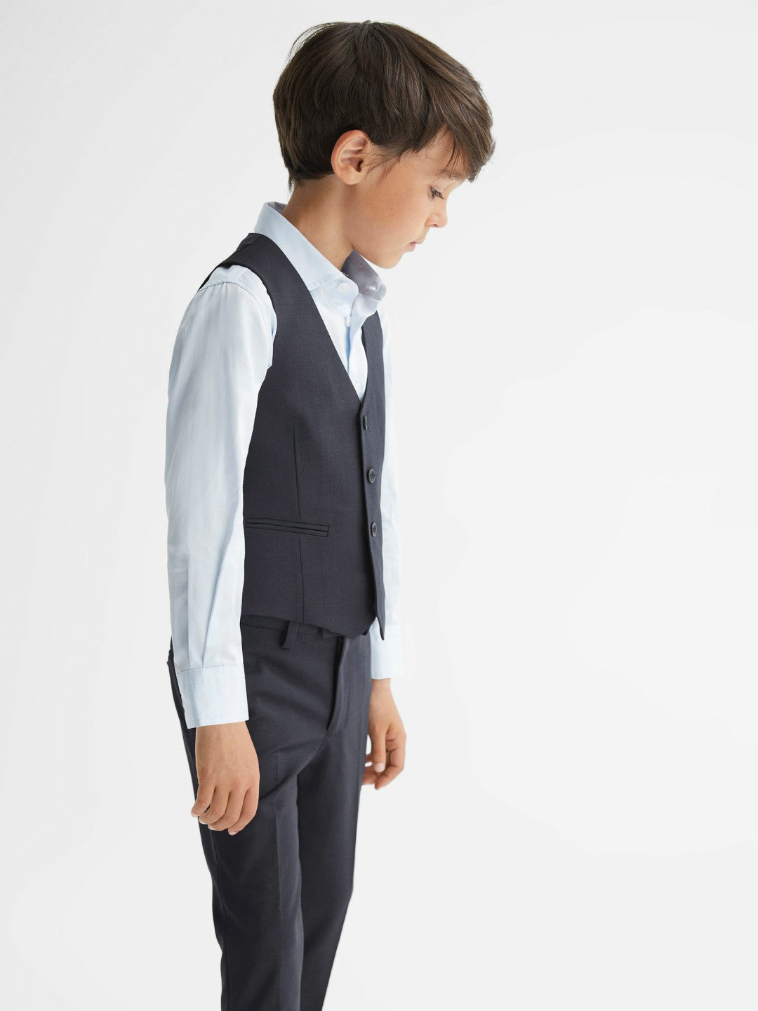 Children & Baby 4-9 yrs Modern Fit Waistcoat in Navy