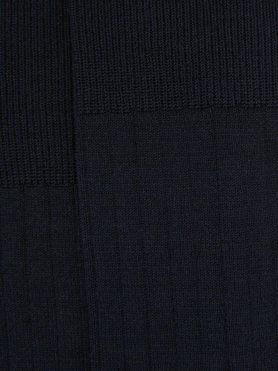 Men Ribbed Socks in Navy