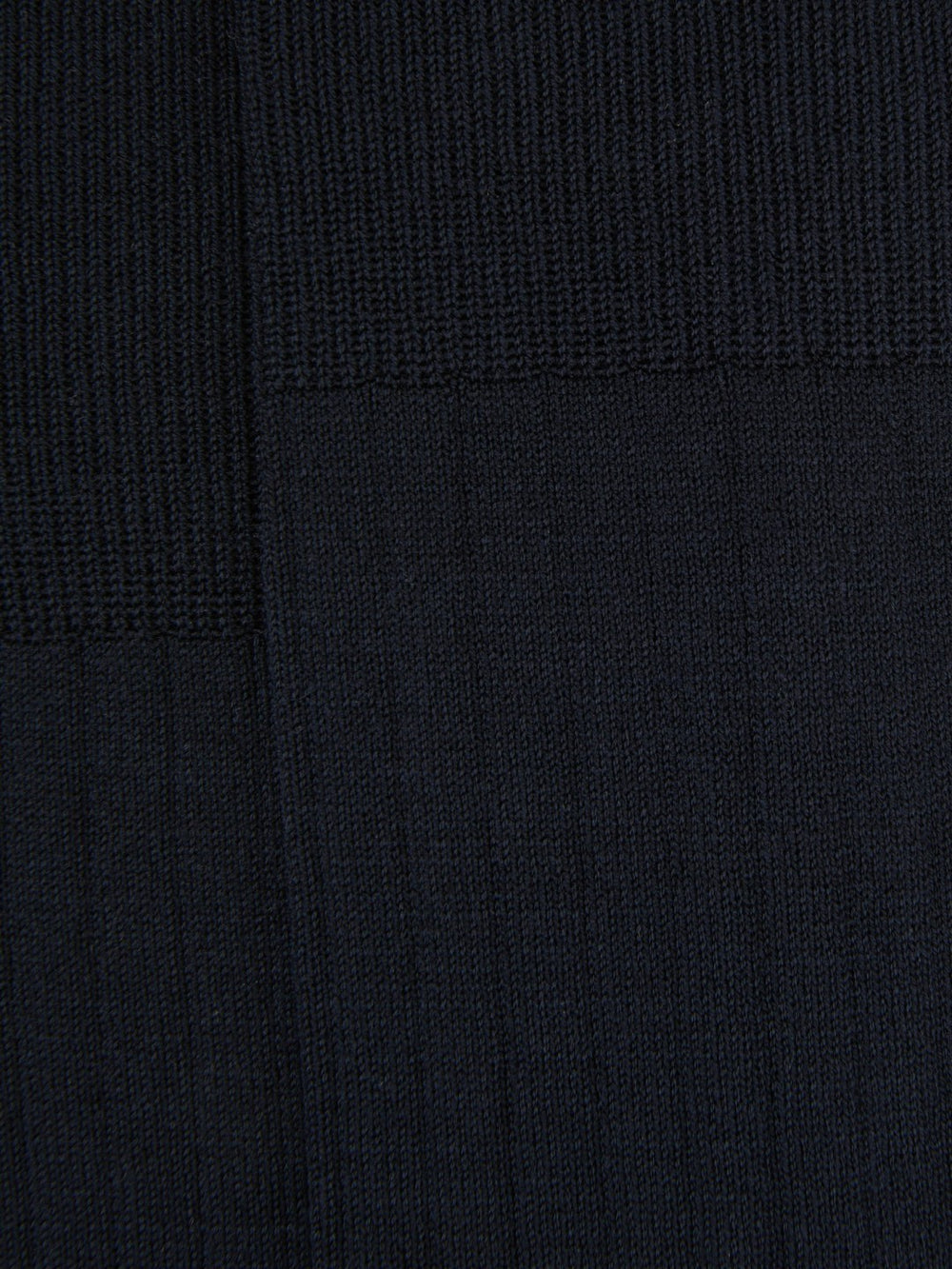 Men Ribbed Socks in Navy
