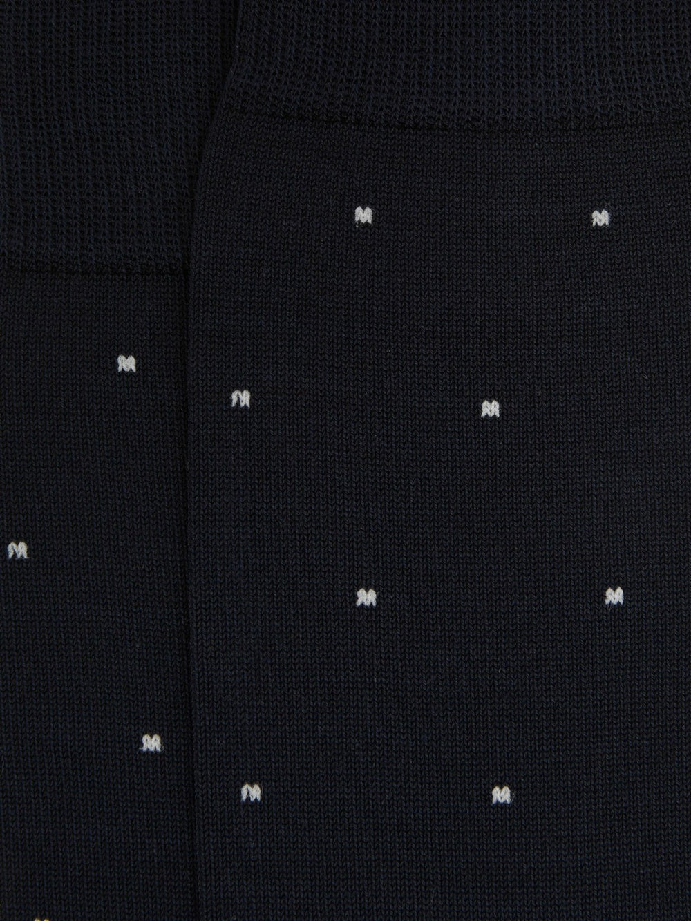Men Polka Dot Socks in Navy