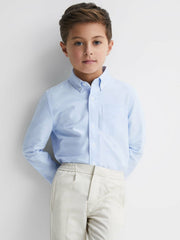 Children & Baby 3-9 yrs Button Down Oxford Shirt in Soft Blue