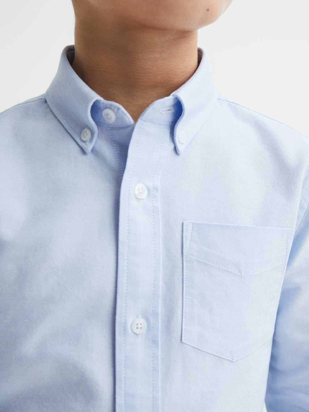 Children & Baby 3-9 yrs Button Down Oxford Shirt in Soft Blue