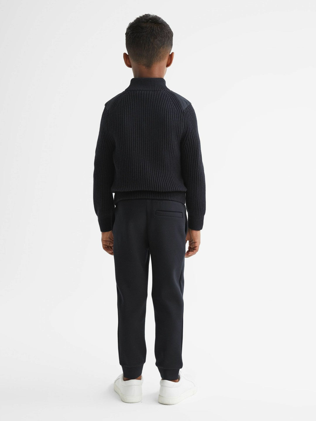 Children & Baby 3-9 yrs Hybrid Zip Through Quilted Jacket in Navy