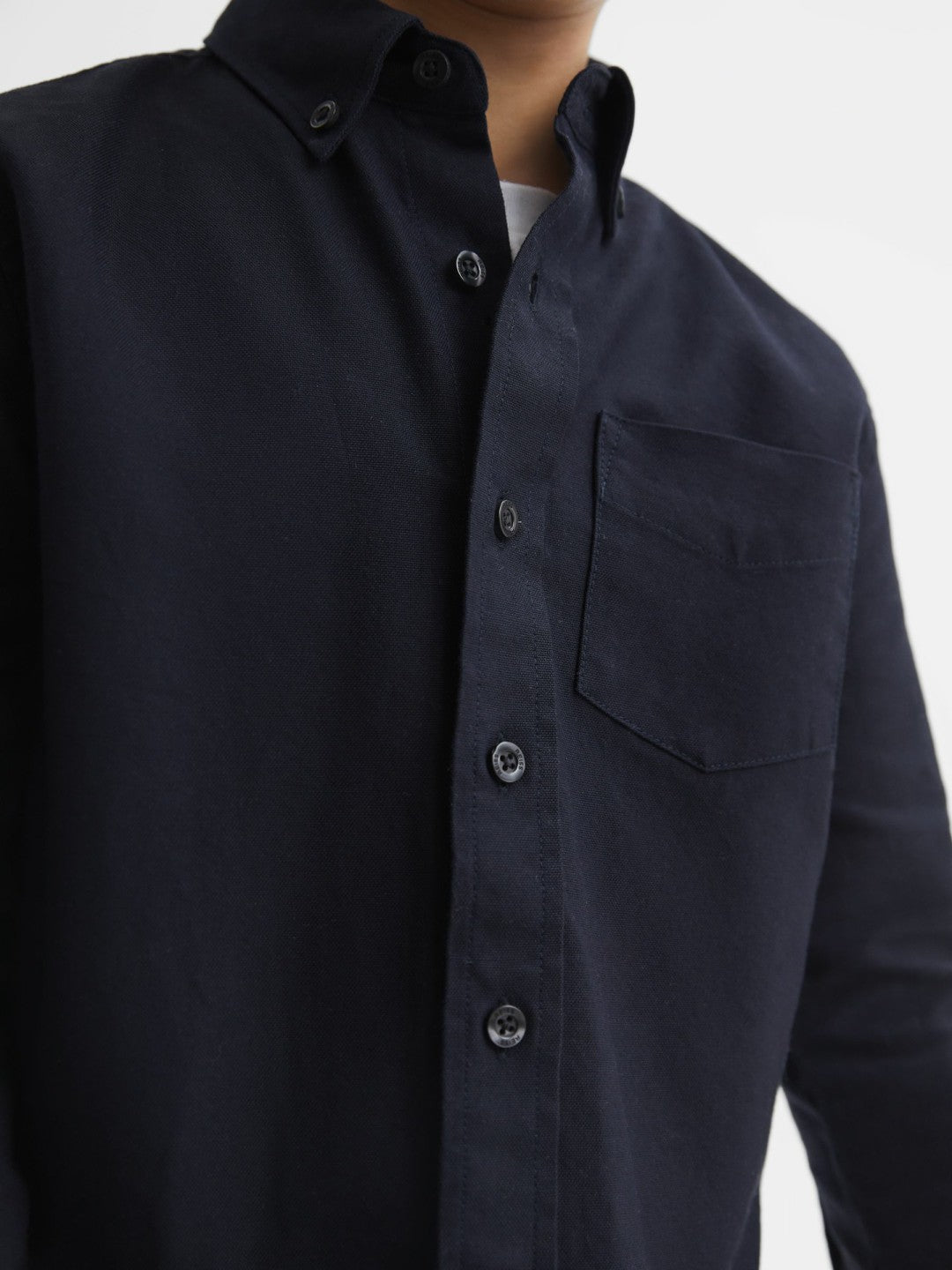 Children & Baby 9-14 yrs Button Down Oxford Shirt in Navy