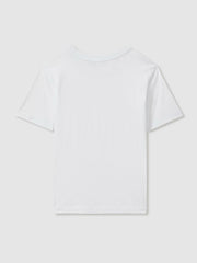 Children & Baby 9-13 yrs Crew Neck T-Shirt in White