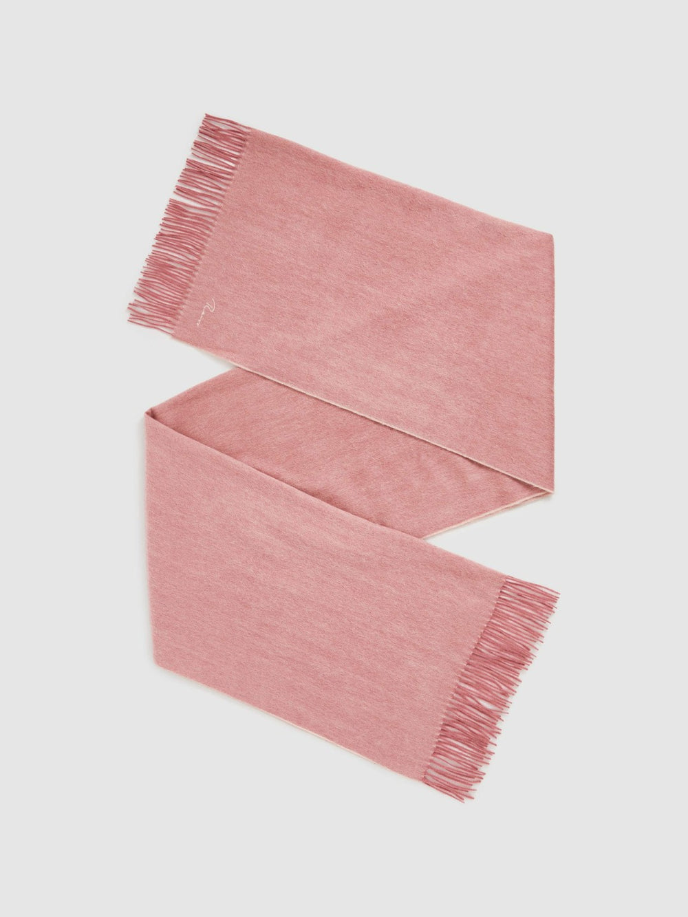Women Wool-Cashmere Scarf in Blush