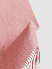 Women Wool-Cashmere Scarf in Blush