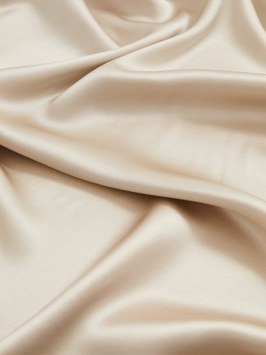 Women Silk Slip Maxi Skirt in Champagne Neutral