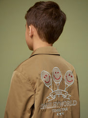 Children & Baby 3-9 yrs SmileyWorld Harrington Jacket in Stone