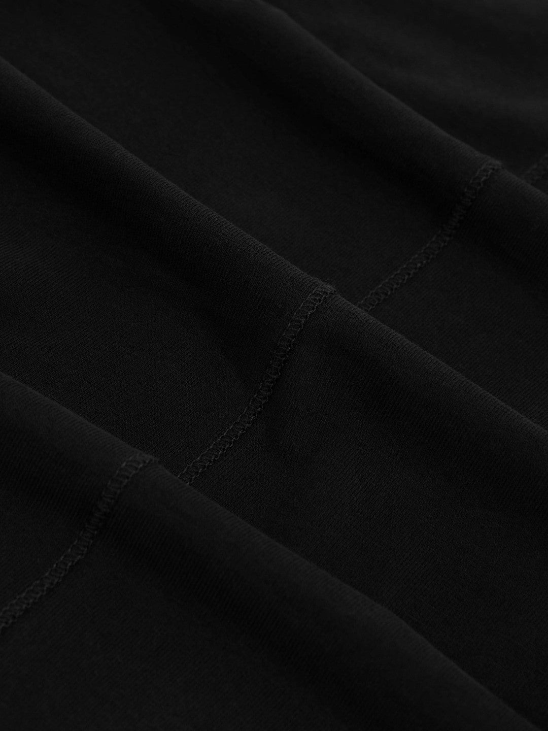 Women Stretch-Cotton Crew-Neck T-Shirt in Black