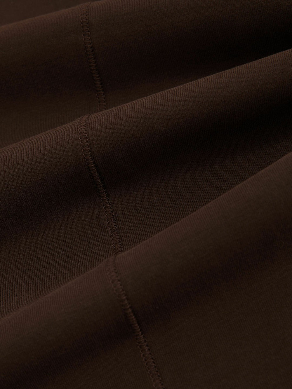 Women Stretch-Cotton Crew-Neck T-Shirt in Chocolate Brown